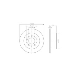 Lot de 2 Disque (x1) TEXTAR 92116103