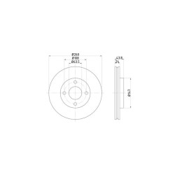 Lot de 2 Disque (x1) TEXTAR 92064300