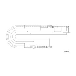 Cable de freins Cabor 10.6046