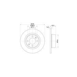 Lot de 2 Disque (x1) TEXTAR 92107900