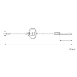 Cable de freins Cabor 10.5416