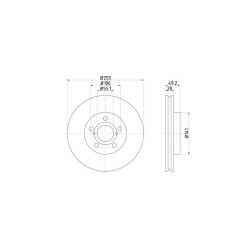 Lot de 2 Disque (x1) TEXTAR 92094300