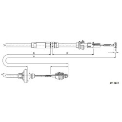 Cable divers Cabor 10.3154