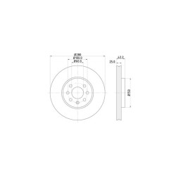 Lot de 2 Disque (x1) TEXTAR 92124603