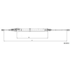 Cable de freins Cabor 10.9033