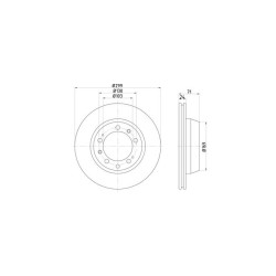 Lot de 2 Disque (x1) TEXTAR 92043300