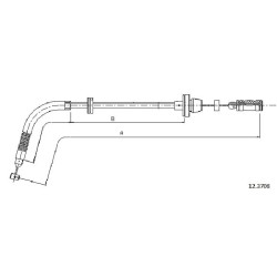 Cable de freins Cabor 12.3708