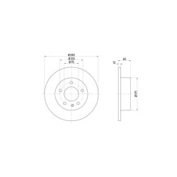 Lot de 2 Disque (x1) TEXTAR 92075200