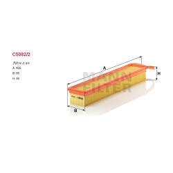 Filtre à air Mann C5082/2