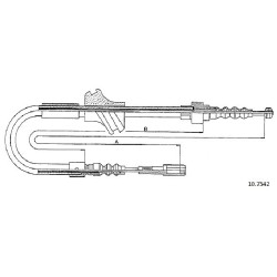 Cable de freins Cabor 10.7542