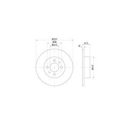 Lot de 2 Disque (x1) TEXTAR 92027000