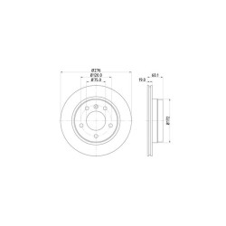 Lot de 2 Disque (x1) TEXTAR 92072403