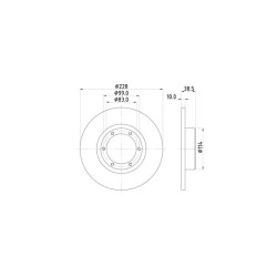 Lot de 2 Disque (x1) TEXTAR 92009200