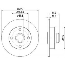 Disques+Rlt Mintex MDC1999