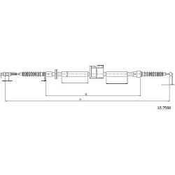 Cable de freins Cabor 10.7588