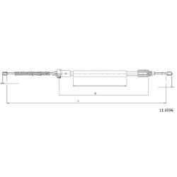 Cable de freins Cabor 11.6596