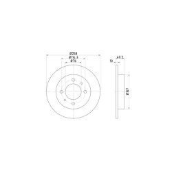 Lot de 2 Disque (x1) TEXTAR 92117103