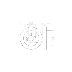 Lot de 2 Disque (x1) TEXTAR 92161303