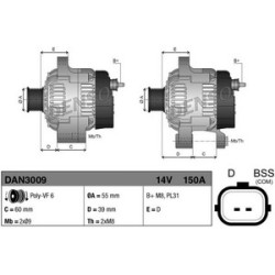 Alternateur Denso DAN3009