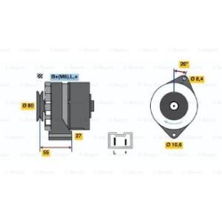 Alternateur BOSCH 0986034761(3476)