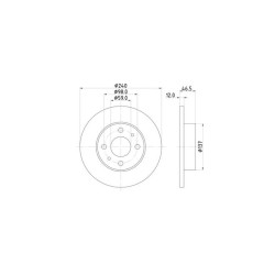 Lot de 2 Disque (x1) TEXTAR 92034500