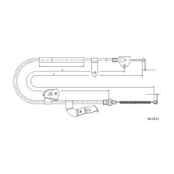 Cable de freins Cabor 10.4511