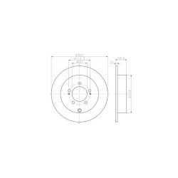 Lot de 2 Disque (x1) TEXTAR 92167003