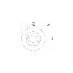 Lot de 2 Disque (x1) TEXTAR 92203800