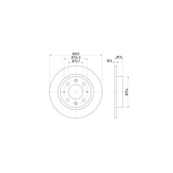 Lot de 2 Disque (x1) TEXTAR 92104300