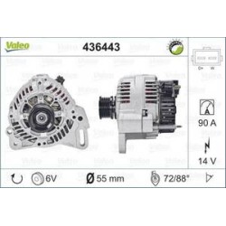 Alternateur Valeo 436443