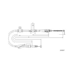 Cable de freins Cabor 10.5157