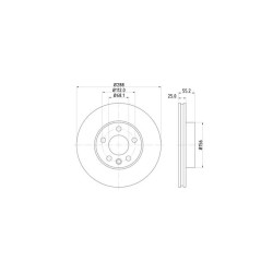 Lot de 2 Disque (x1) TEXTAR 92074203