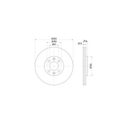 Lot de 2 Disque (x1) TEXTAR 92049400