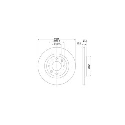 Lot de 2 Disque (x1) TEXTAR 92089103