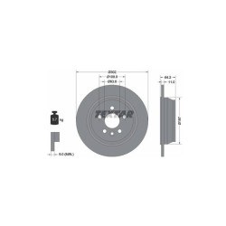 Lot de 2 Disque (x1) TEXTAR 92283003