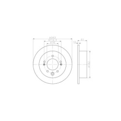 Lot de 2 Disque (x1) TEXTAR 92240803