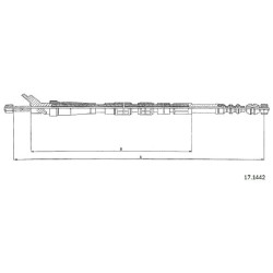 Cable de freins Cabor 17.1442