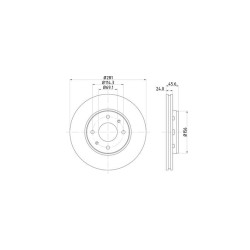 Lot de 2 Disque (x1) TEXTAR 92100403