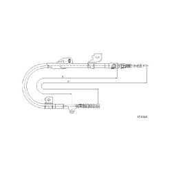 Cable de freins Cabor 17.0114