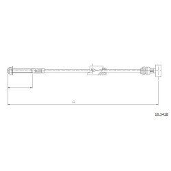 Cable de freins Cabor 10.5418