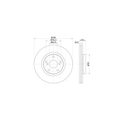 Lot de 2 Disque (x1) TEXTAR 92168003