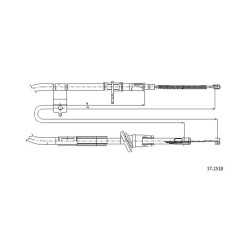 Cable de freins Cabor 17.2518