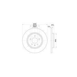 Lot de 2 Disque (x1) TEXTAR 92160103