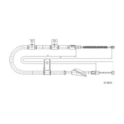 Cable de freins Cabor 17.2513