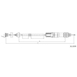 Cable divers Cabor 11.2199