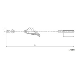 Cable de freins Cabor 17.1423