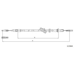 Cable de freins Cabor 10.9444