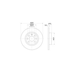 Lot de 2 Disque (x1) TEXTAR 92050600