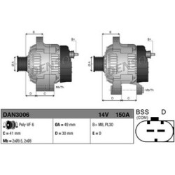 Alternateur Denso DAN3006