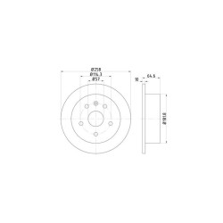 Lot de 2 Disque (x1) TEXTAR 92128900